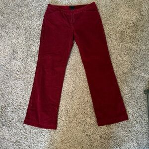 The Limited Burgundy Corduroy Pants